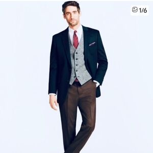 Brooks Brothers Cashmere Blazer Sport Jacket Regent Fit Tollegno 1900